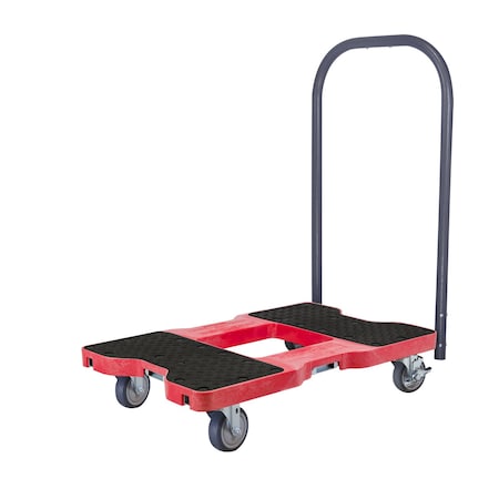 E-Track Push Cart Dolly, Red, 1200 lb MPN:SL1200P4TR