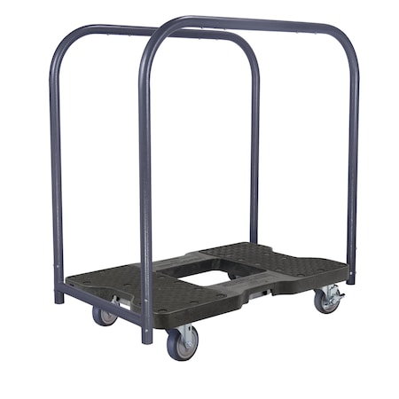 E-Track Panel Cart Dolly, Black, 1200 lb MPN:SL1200PC4TB