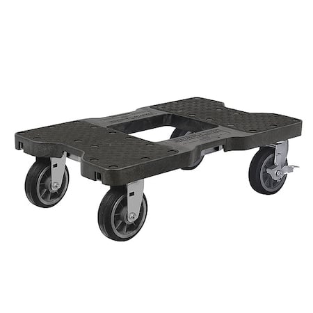 GnrlPrpsDlly, 10in, 32in, Blk, Polyth, 1500lb MPN:SL1500D6B