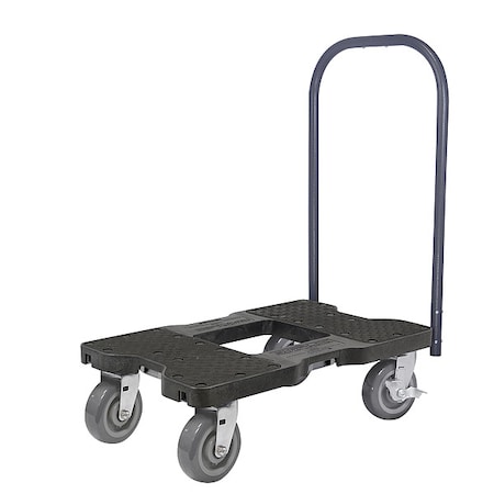 Super-Duty Push Cart Dolly, Black, 1800 Lb MPN:SL1800P6B