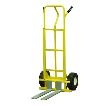 Pallet Fork Hand Truck Ct, 600 lb, 2 Wheel MPN:SLV0600HCF2Y