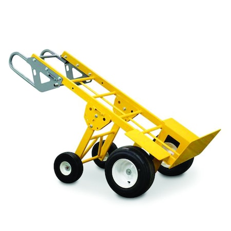 Adjustable Hand Truck Ct, 1200 lb, 4 Wheel MPN:SLV1200HCA4Y