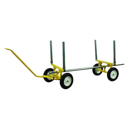 Lumber and Pipe Cart, 2000 lb, 4 Wheel MPN:SLV2000LPCY