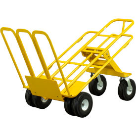 Snap-Loc™ All-Terrain 6 Wheel Hand Cart SLV1000HC6Y - 1000 Lb. Capacity SLV1000HC6Y