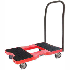 Snap-Loc® SL1500P4R Push Cart Dolly Red 1500 Lb. Cap. Steel Frame Strap Option 4