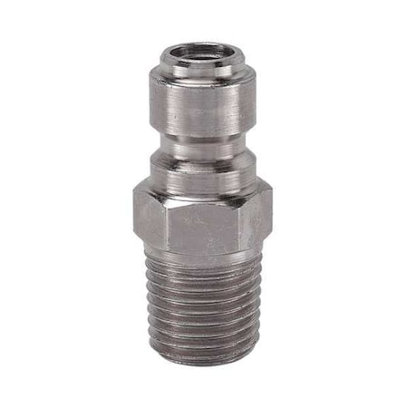 Hydraulic Quick Connect Hose Coupling, Steel Body, Ball Lock, 1/4