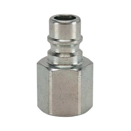 Hydraulic Quick Connect Hose Coupling, Steel Body, Ball Lock, 1-1/4