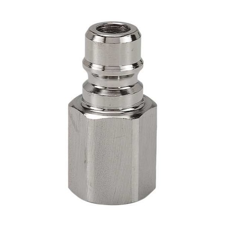 Hydraulic Quick Connect Hose Coupling, 316 Stainless Steel Body, Ball Lock, 3/4