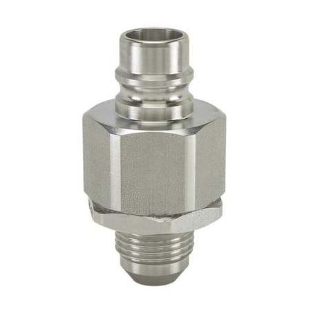 Hydraulic Quick Connect Hose Coupling, Steel Body, Ball Lock, 9/16
