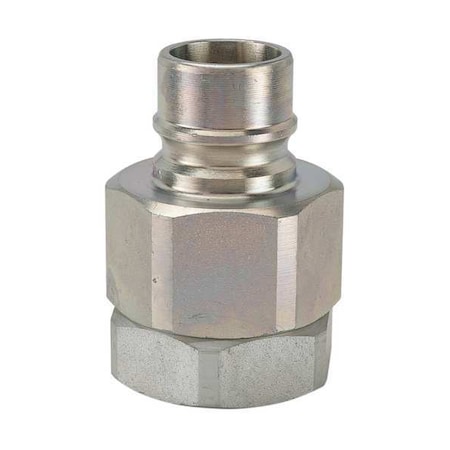 Hydraulic Quick Connect Hose Coupling, Steel Body, Ball Lock, 1/2