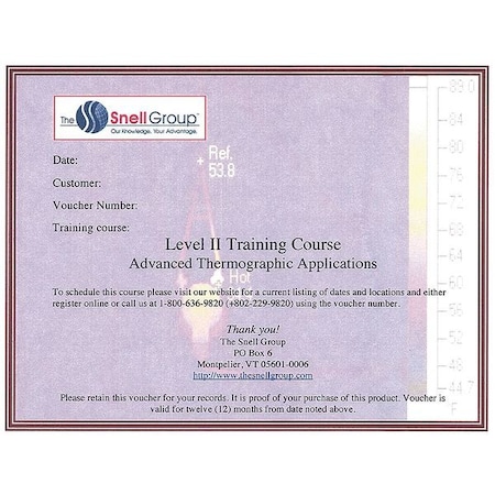Level II Thermography Training MPN:SNELL-L2-PDM