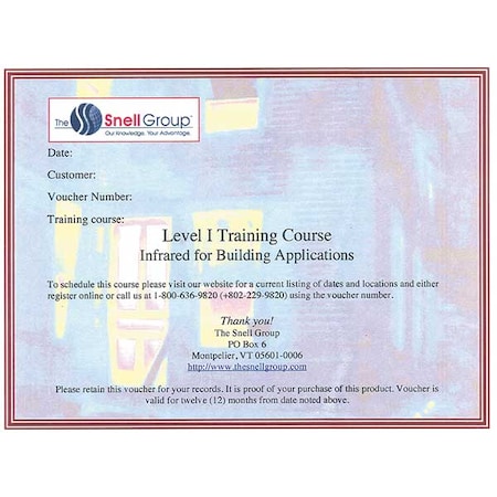 Level I Thermography Training, Building MPN:SNELL-LI-BLDG