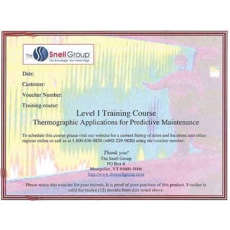 Level I Thermography Training, Predictive MPN:SNELL-LI-PDM