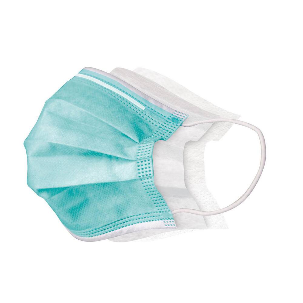 Disposable Face Mask: Contains Nose Clip, Size Medium/Large MPN:DFMKD-50PK-MC