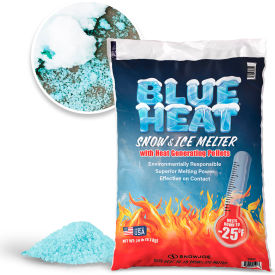 Dart Blue Heat Calcium Blend Ice & Snow Melt + Deicer with Heat Generating Pellets 20 lb. Bag BH20