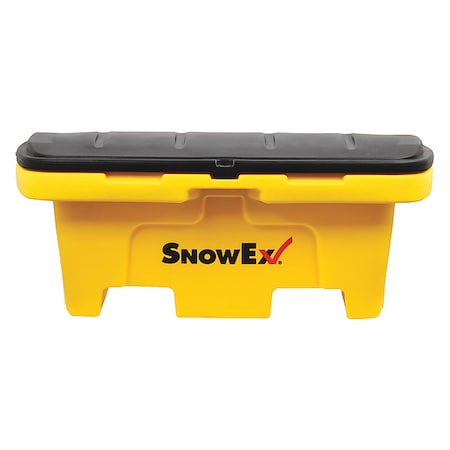 Yellow Salt Box, Plastic, 12 cu ft Volume Capacity MPN:2FGV6
