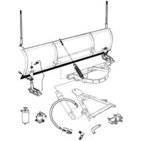 SAM Hoses 45 Inch With Swivel-Replaces Meyer No 21856 MPN:1304030