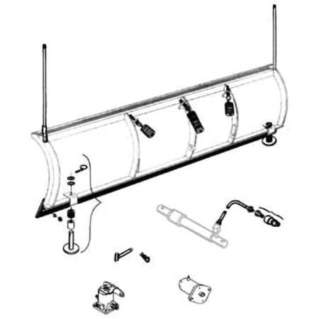 Blade Guide Kit, 27 In, Red MPN:1308200