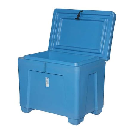 ASM Insulated Bin 11 cu ft Volume Cap., 36 in L, 28 in W, 28 in H, Plastic, Blue MPN:PB11HL