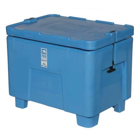 ASM Insulated Bin 2 cu ft Volume Cap., 24 in L, 30 in W, 21 in H, Plastic, Blue MPN:PB2