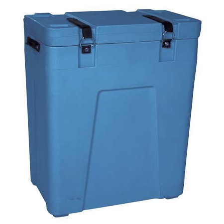 ASM Insulated Bin 5 cu ft Volume Cap., 37 in L, 30 in W, 18 in H, Plastic, Blue MPN:PB5