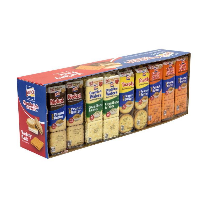 Lance Cookie And Cracker Variety Pack, Pack Of 36 Pouches MPN:220-00400