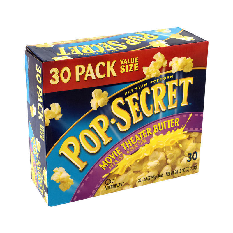 Pop Secret Premium Popcorn, Movie Theater Butter, 3 Oz, Pack Of 30 MPN:69687