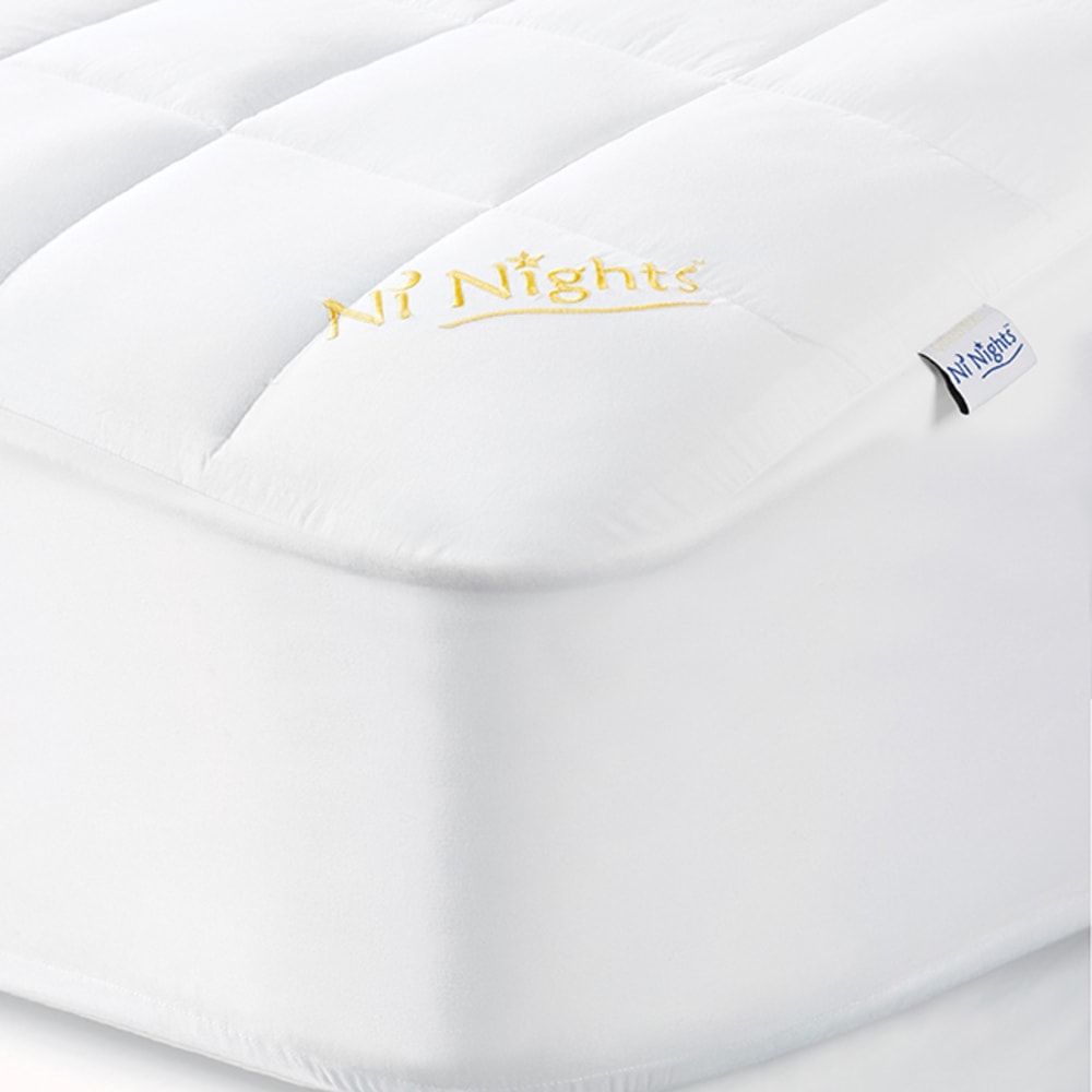 HSM Ni Nights Mattress Pads, King, White, Total Qty 8 MPN:BMP00050
