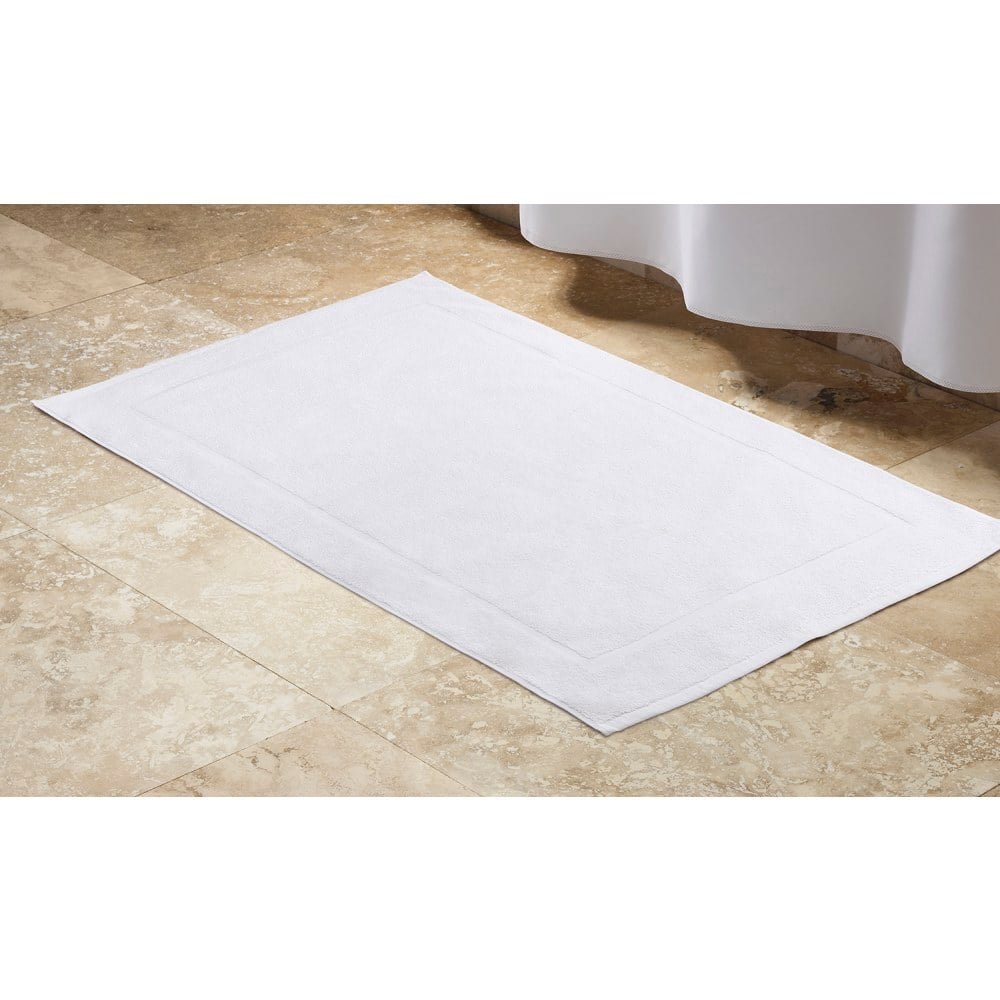 HSM Bath Mats, Primaverano, 20in x 30in, White, Total Qty 48 MPN:TMT00366