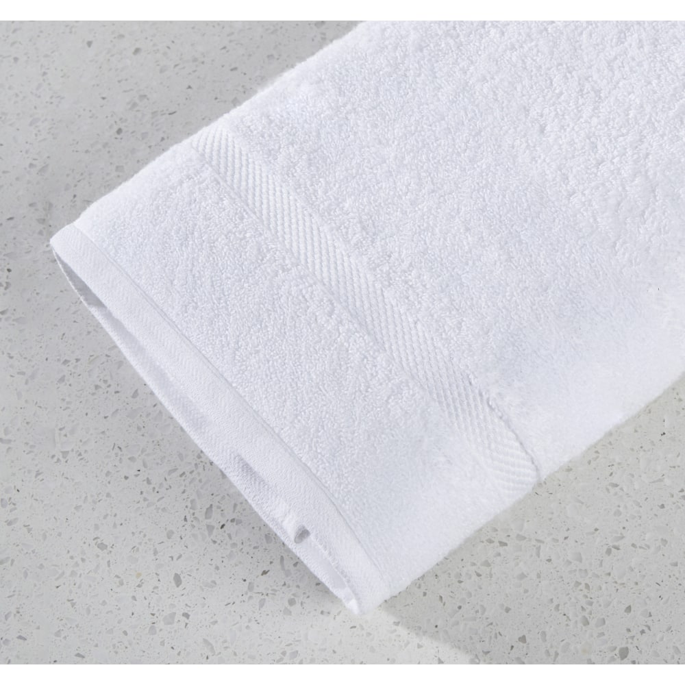 HSM Washcloths, Dolce Vita, 13in x 13in, White, Diamond Dobby Border, Total Qty 264 MPN:TWC00848
