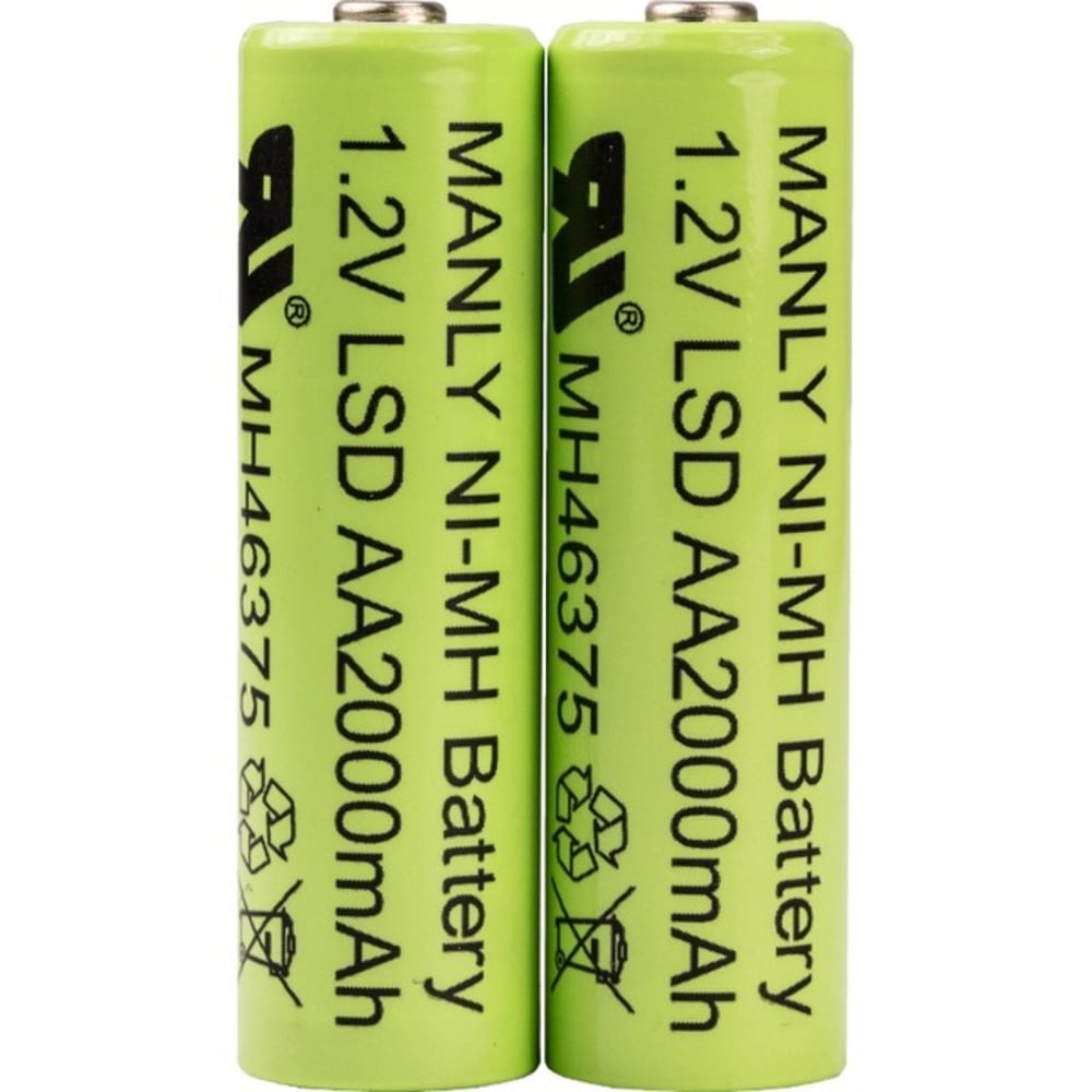 Socket Mobile AA NiMH Batteries for SocketScan S700/S730/S740/S760, 20 Batteries, 10 Pair, For Barcode Scanner, 2000 mAh, 1.2 V DC - AC41471905 MPN:AC4147-1905