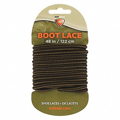 Boot and Shoe Laces 48 Black/Brown PR MPN:84724
