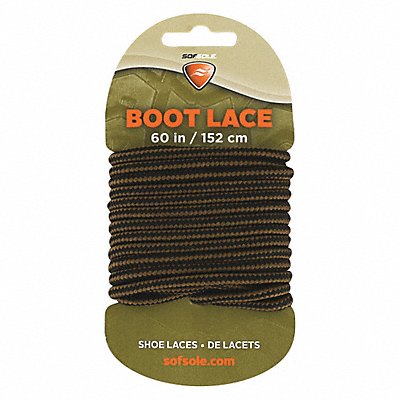 Boot and Shoe Laces 60 Black/Brown PR MPN:84725