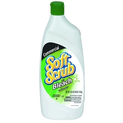 Soft Scrub w/Bleach 24OZ(01602) MPN:SOFTBL12