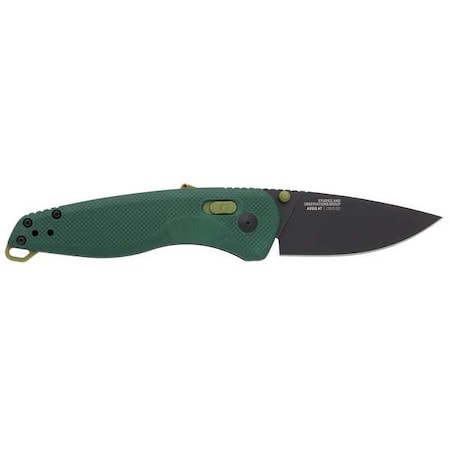 Folding Knives, Black, Steel, Serrated MPN:11-12-02-41