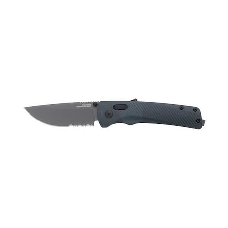 Utility Knife, Serrated, 3-1/2