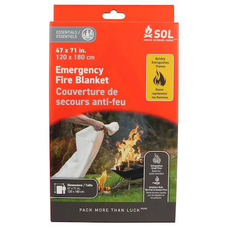 Fire Blanket, White, Fiberglass, PK6 MPN:0140-1151