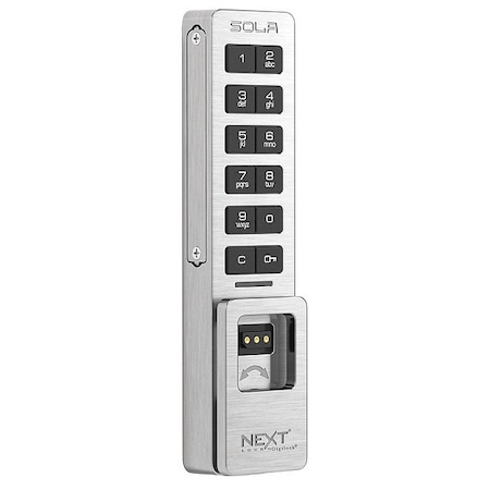 Elect Keyless Lock, Keypad, 5 1/4 in H MPN:NLS3-K1-CT10-619-01B-3203