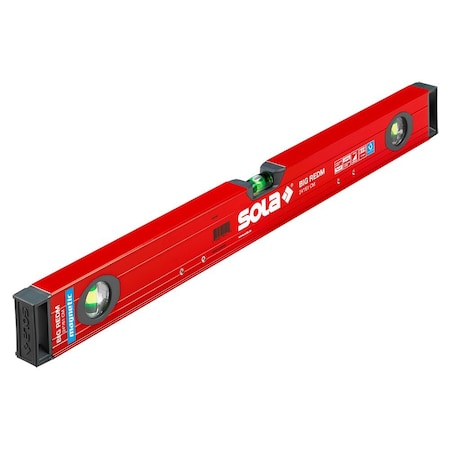 Box Beam Level, Black/Red, 24 in L MPN:LSB24LM