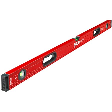 Box Level, Aluminum, 48 In, Red MPN:LSB48