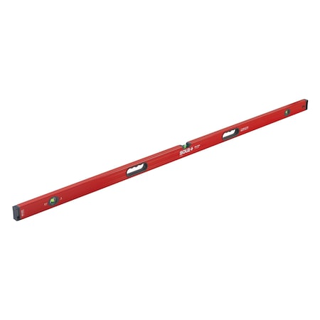 Box Level, Aluminum, 72 In, Red MPN:LSB72