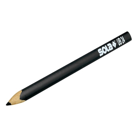 Carpenter'sPencil, 9-1/2inL, Black, PK6 MPN:UB 24