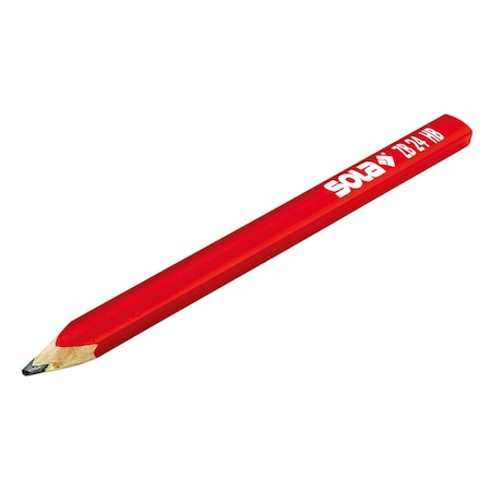 Carpenter's Pencil, 9-1/2 in L, Gray, PK6 MPN:ZB 24