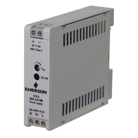 Din Rail Power Supply, 3 A, 15 W MPN:SVL35100