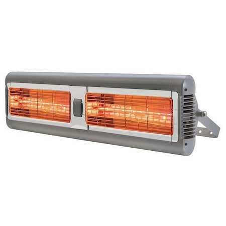 Electric Infrared Heater, 1 Phase, Aluminum, 13, 648 BtuH, 208/240V AC 4000 W MPN:SALPHA2-40240L1G
