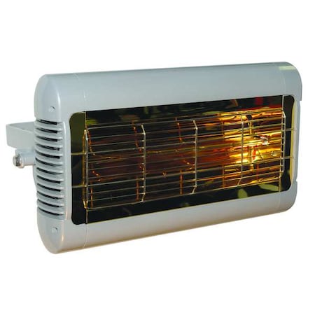 Electric Infrared Heater, 1 Phase, Aluminum, 6824 BtuH, 208/240V AC 2000 W MPN:SALPHA20240L1G