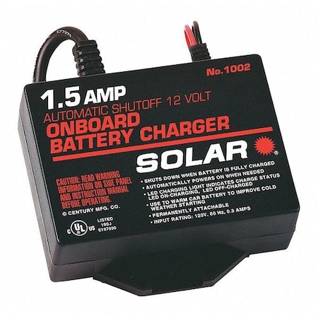 Underhood Charger, 1.5A, 12V, Auto MPN:1002
