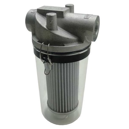 T-Style Inlet Vacuum Filter, 1-1/4 In MPN:ST-897-125C