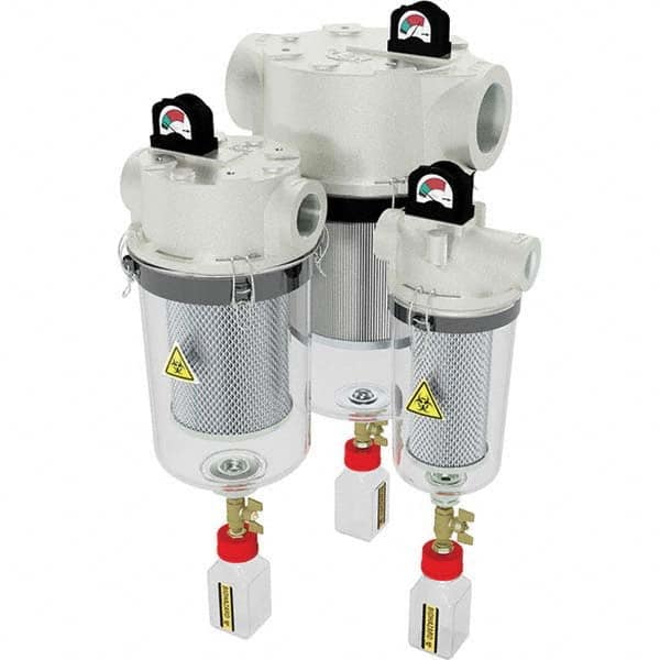 FRL Combination Unit: 1-1/2 NPT, Standard, 1 Pc Inline Bacterial Vacuum Filter with Pressure Gauge MPN:HV-UL896-150C