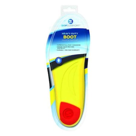 Anti-Fatigue Molded Insole, Yellow/Red, PR MPN:95013